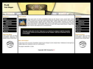 Preview film - FREE HTML CSS JavaScript Template