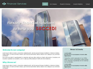 Preview financial services - FREE HTML CSS JavaScript Template