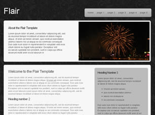 Preview flair - FREE HTML CSS JavaScript Template