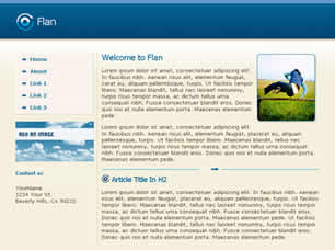 Preview flan - FREE HTML CSS JavaScript Template