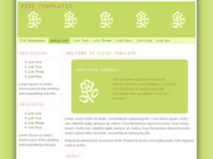 Preview fleur - FREE HTML CSS JavaScript Template