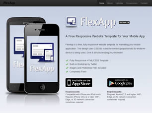 Preview flexapp - FREE HTML CSS JavaScript Template