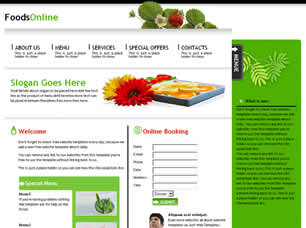 Preview foodsonline - FREE HTML CSS JavaScript Template