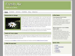 Preview fresh air - FREE HTML CSS JavaScript Template