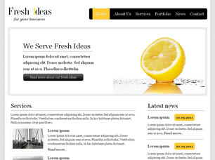 Preview fresh ideas - FREE HTML CSS JavaScript Template