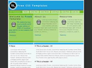 Preview fresh - FREE HTML CSS JavaScript Template