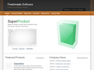 Preview freshmade software - FREE HTML CSS JavaScript Template