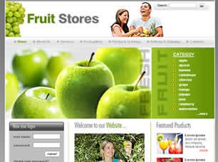 Preview fruit stores - FREE HTML CSS JavaScript Template