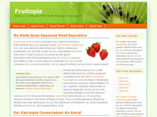 Preview fruitopia - FREE HTML CSS JavaScript Template