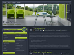 Preview furn office - FREE HTML CSS JavaScript Template