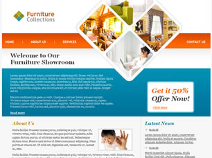 Preview furniture collections - FREE HTML CSS JavaScript Template