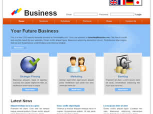 Preview future business - FREE HTML CSS JavaScript Template