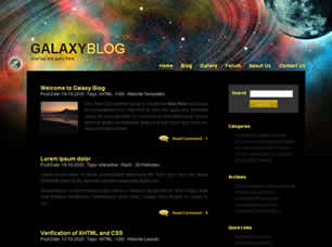 Preview galaxy - FREE HTML CSS JavaScript Template