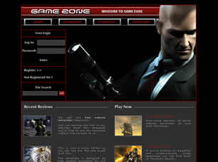 Preview game zone - FREE HTML CSS JavaScript Template