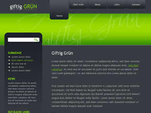 Preview giftig gruen - FREE HTML CSS JavaScript Template