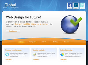 Preview global business - FREE HTML CSS JavaScript Template