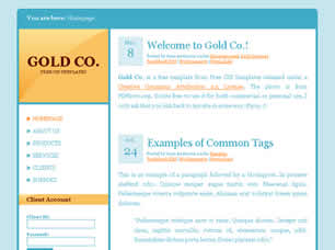 Preview gold co - FREE HTML CSS JavaScript Template