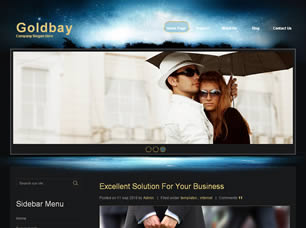 Preview goldbay - FREE HTML CSS JavaScript Template