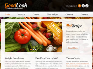 Preview goodcook - FREE HTML CSS JavaScript Template