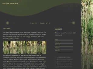 Preview grass - FREE HTML CSS JavaScript Template