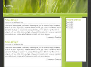 Preview grassy - FREE HTML CSS JavaScript Template