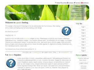 Preview green feeling - FREE HTML CSS JavaScript Template