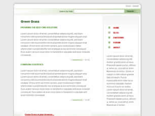 Preview green grass - FREE HTML CSS JavaScript Template