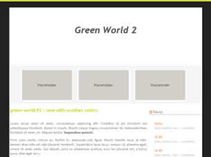 Preview green world 2 - FREE HTML CSS JavaScript Template