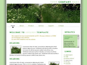 Preview greener - FREE HTML CSS JavaScript Template