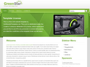 Preview greenstar - FREE HTML CSS JavaScript Template