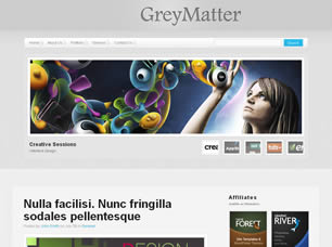 Preview greymatter - FREE HTML CSS JavaScript Template