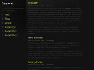 Preview gunmetal - FREE HTML CSS JavaScript Template