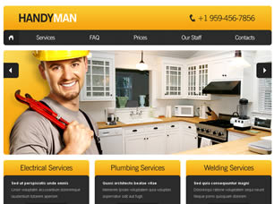 Preview handyman - FREE HTML CSS JavaScript Template