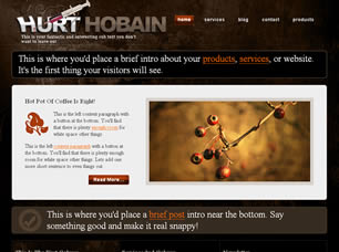 Preview hurt hobain 1 0 - FREE HTML CSS JavaScript Template