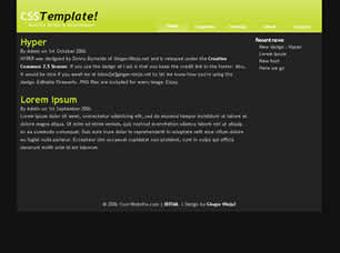 Preview hyper - FREE HTML CSS JavaScript Template