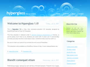 Preview hyperglass 1 0 - FREE HTML CSS JavaScript Template