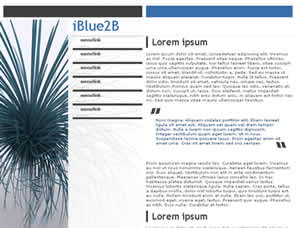 Preview iblue2b - FREE HTML CSS JavaScript Template