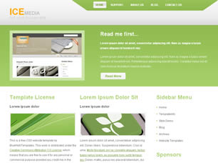 Preview icemedia - FREE HTML CSS JavaScript Template