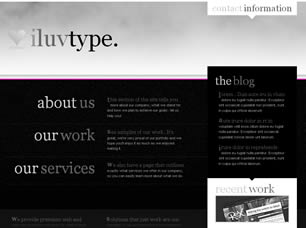 Preview iluvtype - FREE HTML CSS JavaScript Template