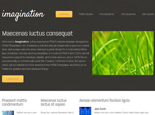 Preview imagination - FREE HTML CSS JavaScript Template