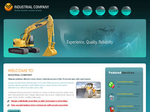 Preview industrial company - FREE HTML CSS JavaScript Template