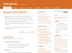 Preview industrial - FREE HTML CSS JavaScript Template