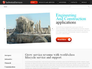 Preview industrialservices - FREE HTML CSS JavaScript Template