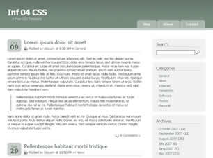 Preview inf 04 css - FREE HTML CSS JavaScript Template