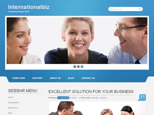 Preview internationalbiz - FREE HTML CSS JavaScript Template