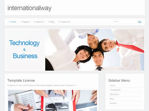 Preview internationalway - FREE HTML CSS JavaScript Template