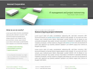 Preview internet corporation - FREE HTML CSS JavaScript Template