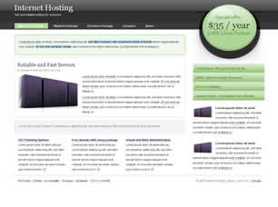 Preview internet hosting - FREE HTML CSS JavaScript Template