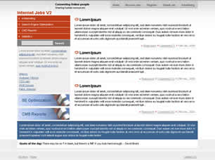 Preview internet jobs v2 - FREE HTML CSS JavaScript Template