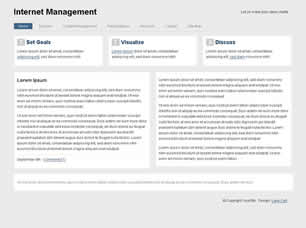 Preview internet management - FREE HTML CSS JavaScript Template